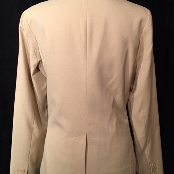 𝅺new YORK & COMPANY STRETCH Career Blazer Jacket, CAMEL, NWT, Size 14 - Picture 8 of 9